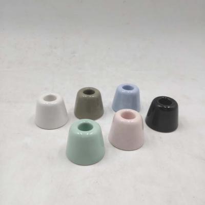 China Simply Beautiful Viable Mini Round Single Resin Tooth Brush Holder for sale