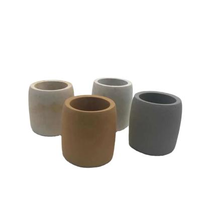 China Home Decoration Candle Jars Jars Bulk Custom Empty Luxury Cement Candle Jars Bulk for sale