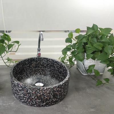 China Modern Factory direct terrazzo effect bathroom sink toilet wash hand basin countertop for sale