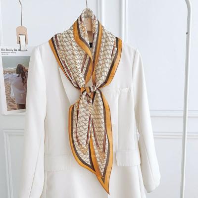 China Long thin long scarves embellished with shawls, diamond shaped scarves, summer fashion soft collars for women for sale