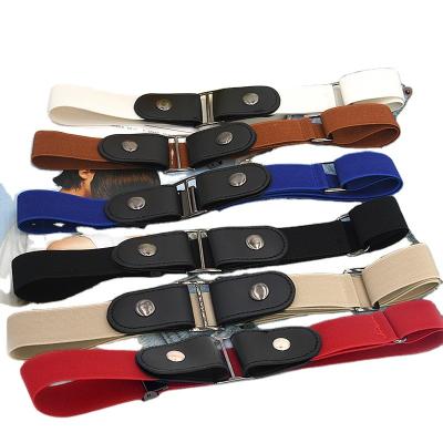 China Wholesale Casual Lazy Belt Without Buckle Invisible Elastic Stretch Belt For Women Men for sale