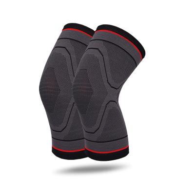 China New Breathable Knee Brace Pad Outdoor Sports Soft Fiber Stretch Basketball Nylon Volleyball Professional Knee Pads for sale