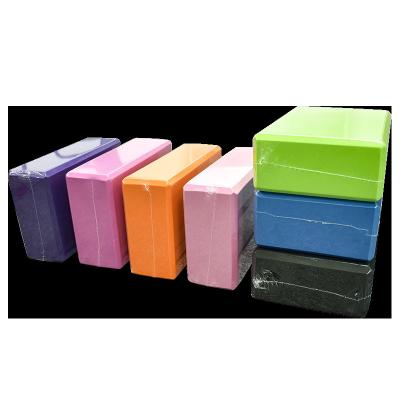 China 2022 Hot Selling Yoga Pilate Yoga Brick High Quality Wholesale Custom Logo Eco-friendly Colorful Yoga Brick Eva Foam Block Yoga Brick for sale