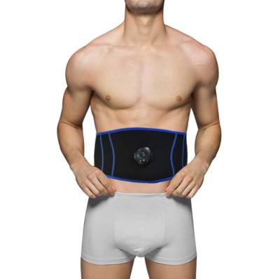 China Electric Sports Fitness Exercise Waist Trimmer Belt Slimming Flat Support Belt Belly Belt Waist Trainer for sale