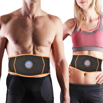 China Comfortable EMS ABS Toner Belt Trainer Home Gym Exercise EMS Muscle Building Body Slimming Machine for sale