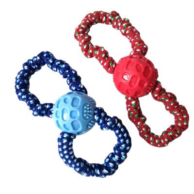 China Wholesale Manufacturer Viable Bungee Ball Rope Toy Solid Elastic Ball Pet Toys Pet Training Ball Dog for sale