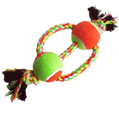 China Viable Manufacturer Sells Bulk Custom Wholesale Hound Dog Training Ball On A Rope Dog Toys for sale