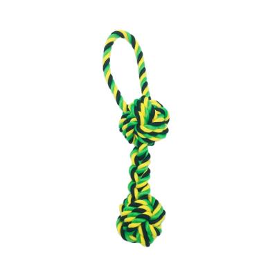 China Viable Manufacturer Wholesale Dog Toy Cotton Grip Rope Ball Chew Pet Toys Pet Cotton Rope Toy for sale