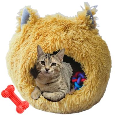 China Wholesale Warm Comfortable Washable Dog Bed Pet House Pet House Factory Luxury Cat Dog Bed for sale