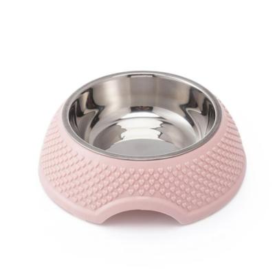 China Wholesale L Stainless Steel Food Water Pet Sustainable Making Double Wall Bowl for sale