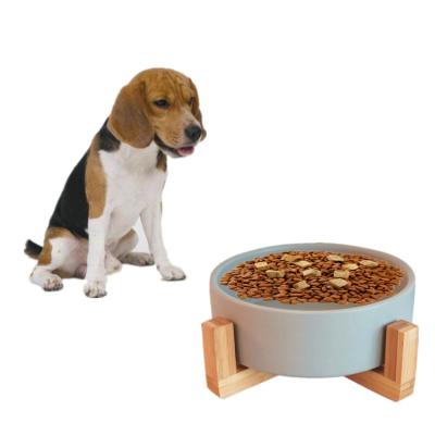 China Sustainable Factory Wholesale Pet Supplies Ceramic Pet Bowl Enamel Water Bowl For Pet for sale