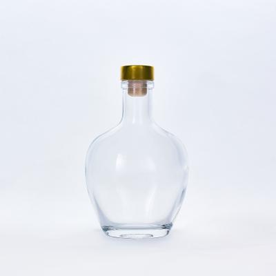 China Clear Bordeaux Wines 350ml Whiskey Bottle Glass Bottle Home Brew Bottle for sale