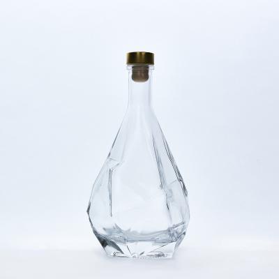 China Bordeaux Wines Wine Bottle Manufacturer Direct Selling Vodka 500ml Glass Wine Bottle for sale