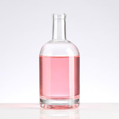 China Drink Wine Bottle 375ml High End With Lid Custom Glass Bottle for sale