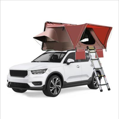 China Aliotop straight tying type 3-4 person roof top tent car straight tying for camping rooftop for sale