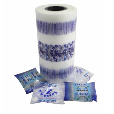 China Custom Moisture Proof PE Film Pouch Film Plastic Wrapping Auto Wrapping Roll For Water Sachet for sale