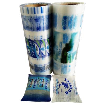 China Moisture Proof PE Film For Water Sachet , HDPE LDPE Printed Film Roll For Pure Water for sale