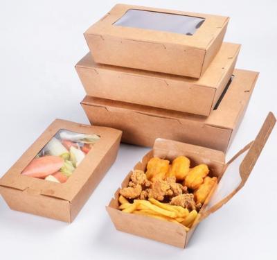 China 72oz W250 Disposable Window Food Boxes à venda