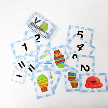 China Assortment Game Flash Cards ABC Word Paper Educational Paper Spelling Learning Alphabet Cards and Numbers Toys for sale