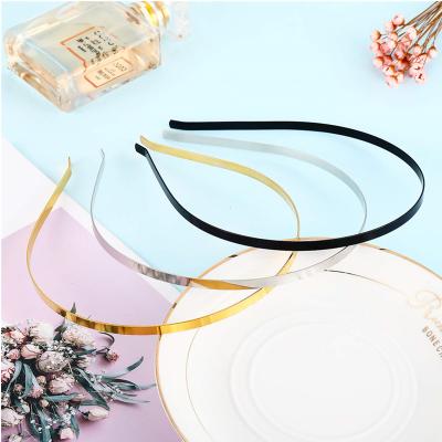 China Fashion Style British Clear Circle Rhinestone Head Band Full Hair Diamond Color Metal Bling Headbands For Women for sale