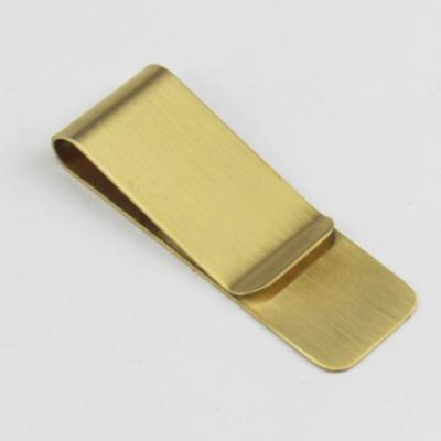 China Stand Up Custom Silver Metal Brass Silver Clip for sale