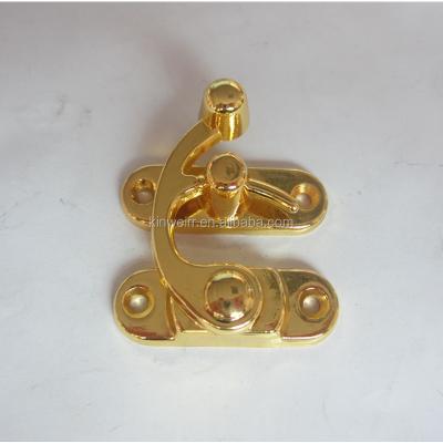 China For box 38*44mm metal horn lock in gold color for wooden box for sale