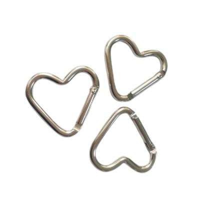 China Heavy Industry Metal Carabiner Heart Carabiner Clips for sale