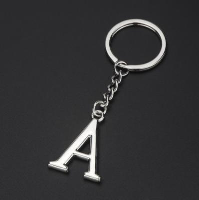 China Custom Letter Keychains Metal Letter Keychains One Letter Key Chain for sale