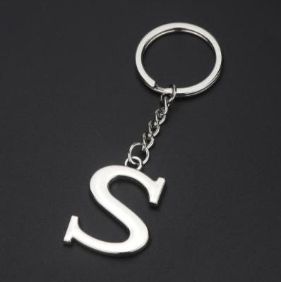 China Key chain s letter-key chain letter k key chain letter keychains wholesale letter s key chain for sale