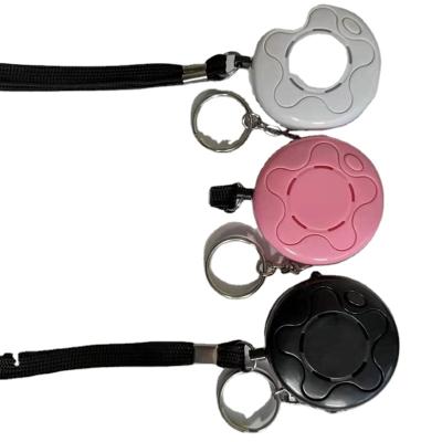 China Portable Vintage Siren Song LED Flashlight Flashlight Emergency SOS Security Self-Defense Alarm Key Chain Personal Alarm For Women for sale