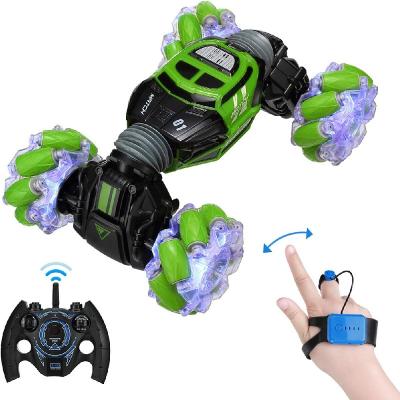 China RC Model 2.4G Gesture Hand Control 360 Rolling Radio Control Car Toy Double Side Running Remote Control RC Stunt Car for sale