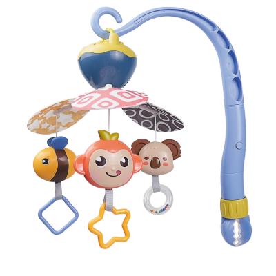 China Musical Hanging Rotating Hanging Rattle Toy Gift Sleep Toy Musical Crib Bell Crib Story Projector Baby Crib Mobile Bed Bell for sale