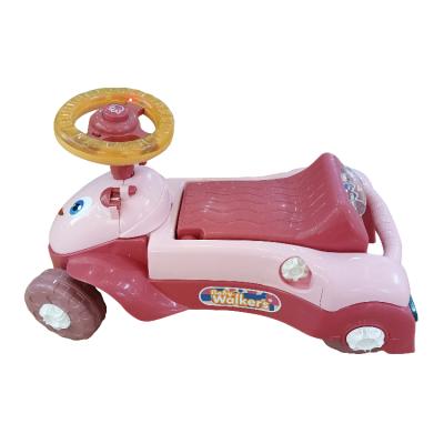 China Learn Walking/Driving Baby Car 2 in 1 Push Walker Ride On Car Toy 4 Wheel Baby Activity Baby Stroller Car for sale