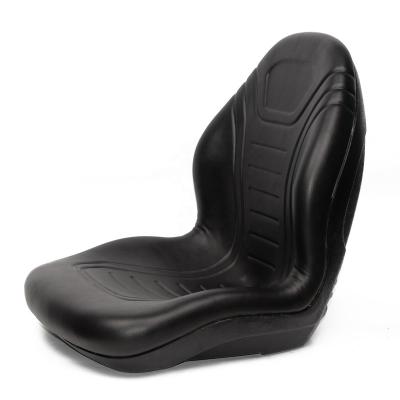 China Milsco Universal Farm Tractor Black XB210 Vinyl Seat fits compact utility tractors, backhoes, skidsteer loaders, forklifts and mowers for sale