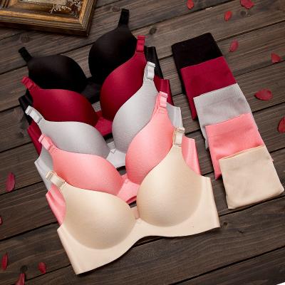 China JULY Women's One-Piece Solid SONG Women's Bra Panty Set Radio Lift Up One-Piece Set Ladies Seamless Breathable Lingerie for sale