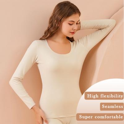 China JULY SONG QUICK DRY Thermostatic Thin Underwear Homewear Breathable Antistatic Comfortable Women Autumn Winter Thermal Underwear Female for sale