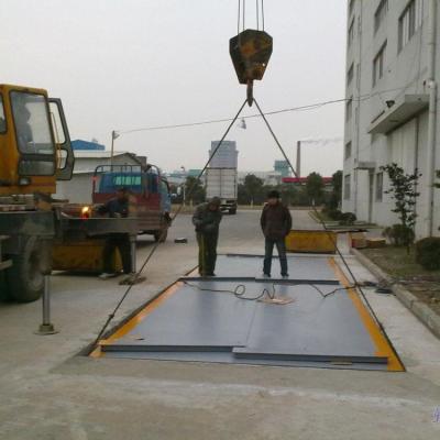 China Q235 3*18m 60t 80t Factory Truck Scale With A19 Indicator for sale