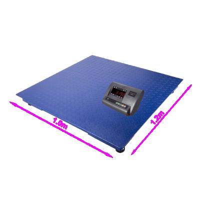 China Heavy duty carbon steel 1x1m electronic 3t platform weighing used truck scales for sale digiweigh price 2000kg floor scale for sale