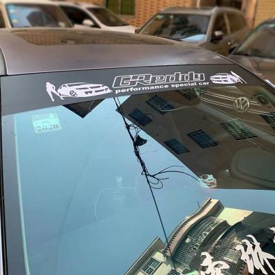 China Cool UV Masking Coated Paper Custom Die Cut Logo Waterproof Vinyl Car Stickers for sale