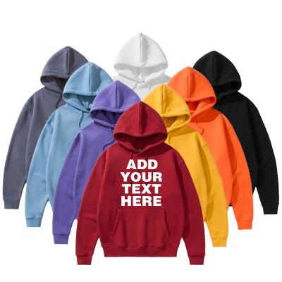 China White Custom Print Embroidered Oversized Mens Hoodies Anti-wrinkle Cotton Unisex Hoodies Wholesale for sale