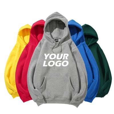 China High Quality Plain Anti-wrinkle Pullover Printing Custom 100% Embroidery Cotton Blank Sweatshirts Mens Hoodies for sale