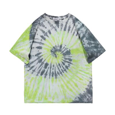 China Wholesale Custom Manual Logo Men's 100%cotton Anti-Wrinkle Tie Dye T-shirt Bulk The Tie Dye T-shirt for sale