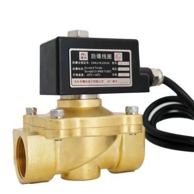 China General Darhor BT4 Solenoid Valve Explosion Proof Brass For Natural Gas Water for sale