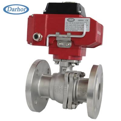 China General Stainless Steel 304 316 Flanged Electric Motorized Ball Valve DN50 DN65 DN80 for sale