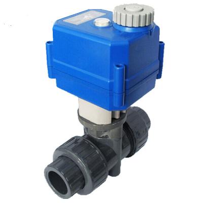 China General DHMV-100 Series Bi-Directional Motorized Ball Valve (Plastic, 1/2