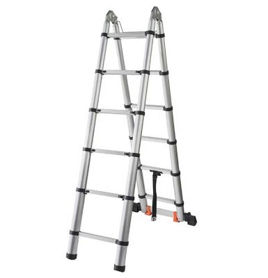 China 2021 Hot Selling Aluminum Folding Ladders 2021 Hot Selling Aluminum Folding Simple Straight Telescopic Step Ladder for sale