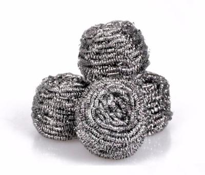 China 12pcs Stainless Steel Scrubber Cleaning Stocked Scourer for sale