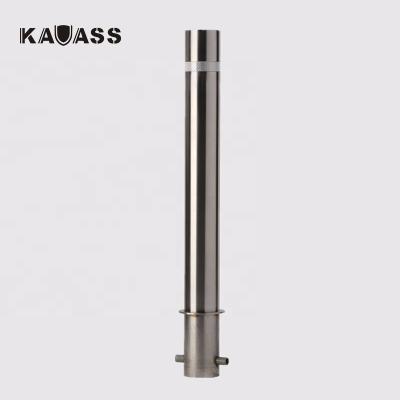 China 304 Stainless Steel Hot Sale 304 Stainless Steel In-ground Fixed Bollard for sale