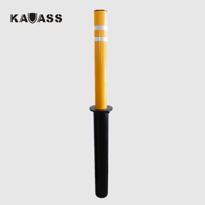 China Carbon Steel Carbon Steel Security Telescopic Parking Bollard For Vehicle Access Control for sale