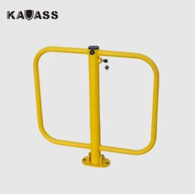 China Carbon Steel Collapsible Car Parking Fold Down Steel Bike Rack Bollard For Sale for sale